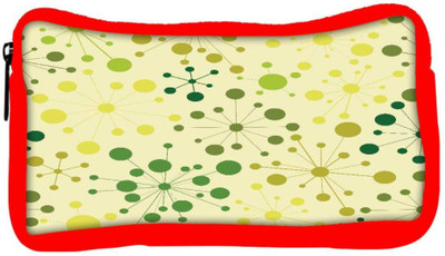

Snoogg Eco Friendly Canvas Green Spots Designer Student Pen Pencil Case Coin Purse Pouch Cosmetic Makeup Bag (RED) Pouch(Multicolor)