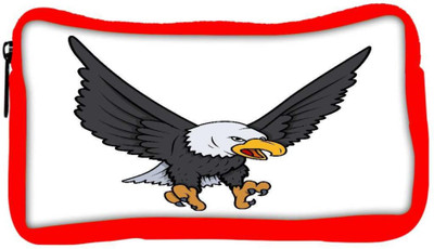 

Snoogg Eco Friendly Canvas Bald Eagle Vector Illustration Student Pen Pencil Case Coin Purse Pouch Cosmetic Makeup Bag (RED) Pouch(Multicolor)