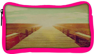 

Snoogg Eco Friendly Canvas Road To Infinity Student Pen Pencil Case Coin Purse Pouch Cosmetic Makeup Bag (PINK) Pouch(Multicolor)