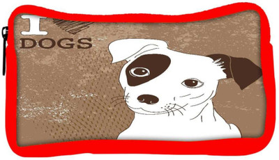 

Snoogg Eco Friendly Canvas Cute Jack Russell Terrier Brilliant Card For Doglovers Student Pen Pencil Case Coin Purse Pouch Cosmetic Makeup Bag (RED) Pouch(Multicolor)