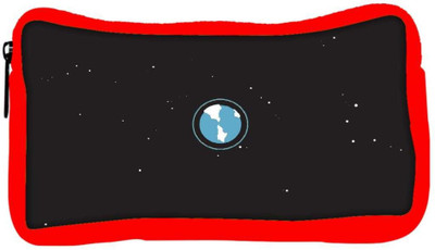 

Snoogg Eco Friendly Canvas Earth Designer Student Pen Pencil Case Coin Purse Pouch Cosmetic Makeup Bag (RED) Pouch(Multicolor)