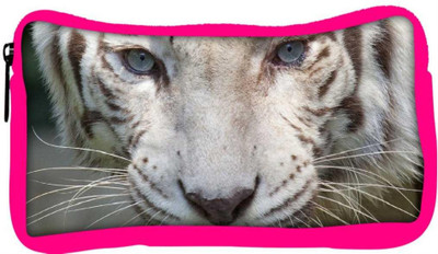 

Snoogg Eco Friendly Canvas White Tiger Designer Student Pen Pencil Case Coin Purse Pouch Cosmetic Makeup Bag (PINK) Pouch(Multicolor)
