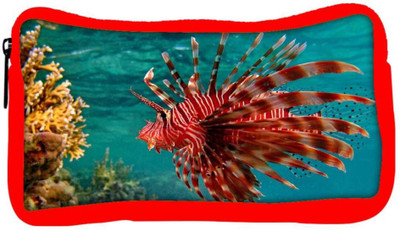 

Snoogg Eco Friendly Canvas Red Fish Designer Student Pen Pencil Case Coin Purse Pouch Cosmetic Makeup Bag (RED) Pouch(Multicolor)