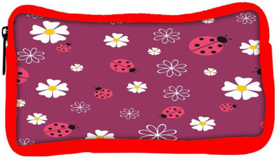 

Snoogg Eco Friendly Canvas Spring Seamless Pattern With Flowers And Ladybirds Student Pen Pencil Case Coin Purse Pouch Cosmetic Makeup Bag (RED) Pouch(Multicolor)