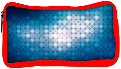 

Snoogg Eco Friendly Canvas Blue Beats Designer Student Pen Pencil Case Coin Purse Pouch Cosmetic Makeup Bag (RED) Pouch(Multicolor)
