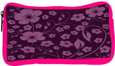 

Snoogg Eco Friendly Canvas Seamless Floral Pattern Abstract Background Student Pen Pencil Case Coin Purse Pouch Cosmetic Makeup Bag (PINK) Pouch(Multicolor)
