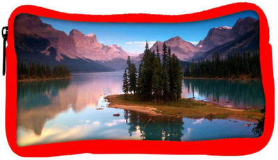 

Snoogg Eco Friendly Canvas Treea And Lake Designer Student Pen Pencil Case Coin Purse Pouch Cosmetic Makeup Bag (RED) Pouch(Multicolor)