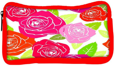 

Snoogg Eco Friendly Canvas Dark Color Roses Designer Student Pen Pencil Case Coin Purse Pouch Cosmetic Makeup Bag (RED) Pouch(Multicolor)