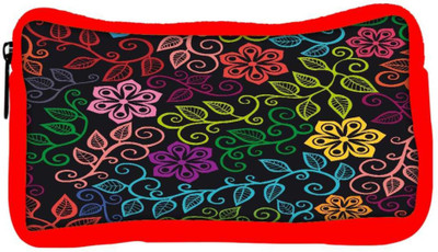 

Snoogg Eco Friendly Canvas Seamless Texture With Flowers And Butterflies Endless Floral Pattern Student Pen Pencil Case Coin Purse Pouch Cosmetic Makeup Bag (RED) Pouch(Multicolor)