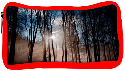 

Snoogg Eco Friendly Canvas Long Trees Designer Student Pen Pencil Case Coin Purse Pouch Cosmetic Makeup Bag (RED) Pouch(Multicolor)