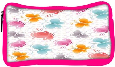 

Snoogg Eco Friendly Canvas Butterfly Pattern 2760 Student Pen Pencil Case Coin Purse Pouch Cosmetic Makeup Bag (PINK) Pouch(Multicolor)