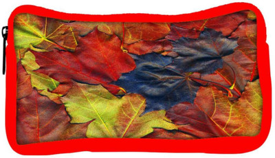 

Snoogg Eco Friendly Canvas Background Made Of Red Maple Leaves Student Pen Pencil Case Coin Purse Pouch Cosmetic Makeup Bag (RED) Pouch(Multicolor)