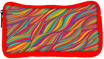 

Snoogg Eco Friendly Canvas Vector Seamless Abstract Hand Drawn Pattern Student Pen Pencil Case Coin Purse Pouch Cosmetic Makeup Bag (RED) Pouch(Multicolor)