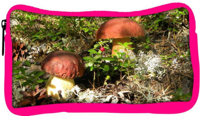 

Snoogg Eco Friendly Canvas Yellow Stem Mushroom Designer Student Pen Pencil Case Coin Purse Pouch Cosmetic Makeup Bag (PINK) Pouch(Multicolor)