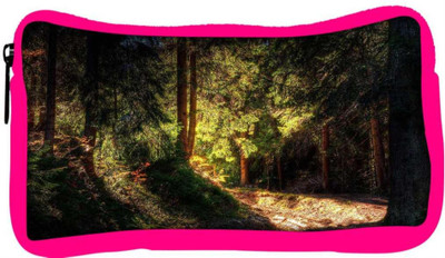 

Snoogg Eco Friendly Canvas Falling Sun Light In Forest Designer Student Pen Pencil Case Coin Purse Pouch Cosmetic Makeup Bag (PINK) Pouch(Multicolor)
