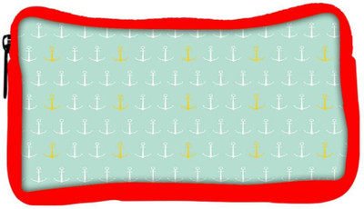 

Snoogg Eco Friendly Canvas Colourful Anchor Pattern Student Pen Pencil Case Coin Purse Pouch Cosmetic Makeup Bag (RED) Pouch(Multicolor)