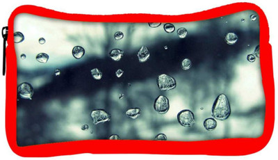 

Snoogg Eco Friendly Canvas Grey Water Drops Designer Student Pen Pencil Case Coin Purse Pouch Cosmetic Makeup Bag (RED) Pouch(Multicolor)
