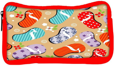 

Snoogg Eco Friendly Canvas Abstract Summer Background Student Pen Pencil Case Coin Purse Pouch Cosmetic Makeup Bag (RED) Pouch(Multicolor)