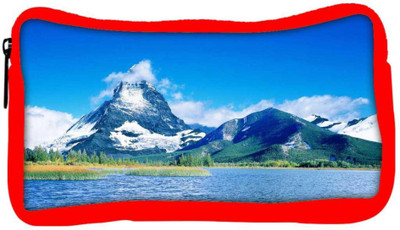 

Snoogg Eco Friendly Canvas Abstract Nature View Designer Student Pen Pencil Case Coin Purse Pouch Cosmetic Makeup Bag (RED) Pouch(Multicolor)