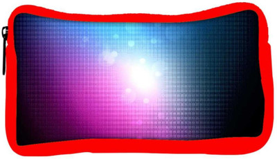 

Snoogg Eco Friendly Canvas Pink And Blue Pattern Design Designer Student Pen Pencil Case Coin Purse Pouch Cosmetic Makeup Bag (RED) Pouch(Multicolor)