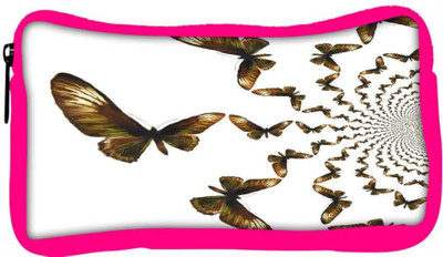 

Snoogg Eco Friendly Canvas Kaleidoscopic Butterflies Student Pen Pencil Case Coin Purse Pouch Cosmetic Makeup Bag (PINK) Pouch(Multicolor)