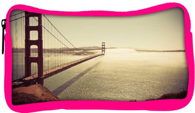 

Snoogg Eco Friendly Canvas Sealing Way Designer Student Pen Pencil Case Coin Purse Pouch Cosmetic Makeup Bag (PINK) Pouch(Multicolor)
