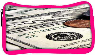 

Snoogg Eco Friendly Canvas Dollars Calling Student Pen Pencil Case Coin Purse Pouch Cosmetic Makeup Bag (PINK) Pouch(Multicolor)