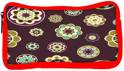 

Snoogg Eco Friendly Canvas Maroon Floral Pattern Designer Student Pen Pencil Case Coin Purse Pouch Cosmetic Makeup Bag (RED) Pouch(Multicolor)