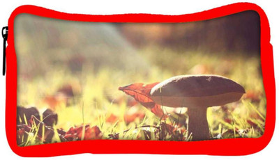 

Snoogg Eco Friendly Canvas Sunlight Mushroom Designer Student Pen Pencil Case Coin Purse Pouch Cosmetic Makeup Bag (RED) Pouch(Multicolor)