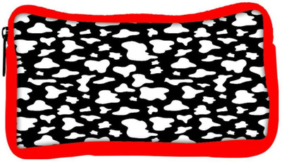

Snoogg Eco Friendly Canvas Broken White In Black Pattern Designer Student Pen Pencil Case Coin Purse Pouch Cosmetic Makeup Bag (RED) Pouch(Multicolor)