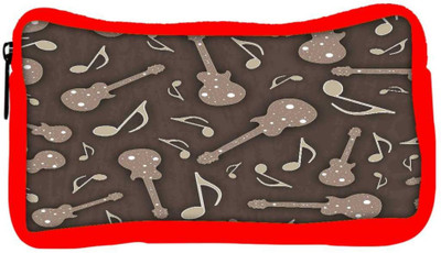 

Snoogg Eco Friendly Canvas Dull Music Instruments Designer Student Pen Pencil Case Coin Purse Pouch Cosmetic Makeup Bag (RED) Pouch(Multicolor)