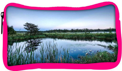 

Snoogg Eco Friendly Canvas Pond In Forest Designer Student Pen Pencil Case Coin Purse Pouch Cosmetic Makeup Bag (PINK) Pouch(Multicolor)
