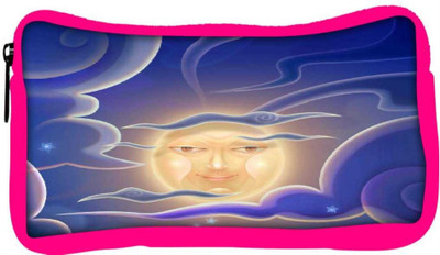 

Snoogg Eco Friendly Canvas Smiling Moon 2698 Student Pen Pencil Case Coin Purse Pouch Cosmetic Makeup Bag (PINK) Pouch(Multicolor)