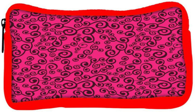 

Snoogg Eco Friendly Canvas Abstract Pink Pattern Designer Student Pen Pencil Case Coin Purse Pouch Cosmetic Makeup Bag (RED) Pouch(Multicolor)