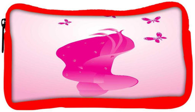 

Snoogg Eco Friendly Canvas Beautifull Background With Flower And Butterfly Design6 Student Pen Pencil Case Coin Purse Pouch Cosmetic Makeup Bag (RED) Pouch(Multicolor)