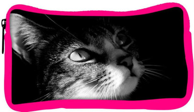 

Snoogg Eco Friendly Canvas Newest Animals Black White Designer Student Pen Pencil Case Coin Purse Pouch Cosmetic Makeup Bag (PINK) Pouch(Multicolor)
