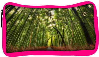 

Snoogg Eco Friendly Canvas Small Path In Forest Designer Student Pen Pencil Case Coin Purse Pouch Cosmetic Makeup Bag (PINK) Pouch(Multicolor)