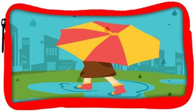 

Snoogg Eco Friendly Canvas Abstract Rainy Season Background With Waterdrops And Clouds Student Pen Pencil Case Coin Purse Pouch Cosmetic Makeup Bag (RED) Pouch(Multicolor)