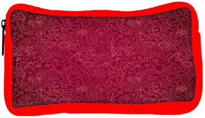 

Snoogg Eco Friendly Canvas Seamless Texture With Flowers Student Pen Pencil Case Coin Purse Pouch Cosmetic Makeup Bag (RED) Pouch(Multicolor)