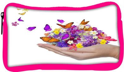 

Snoogg Eco Friendly Canvas Hand Holds Flower Spill Many Flowers And Butterfly Student Pen Pencil Case Coin Purse Pouch Cosmetic Makeup Bag (PINK) Pouch(Multicolor)