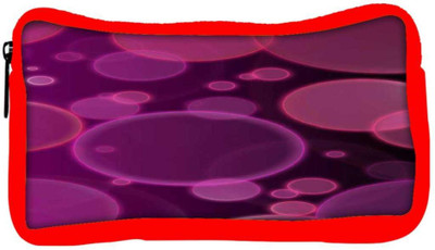 

Snoogg Eco Friendly Canvas Bubbles Design 2382 Student Pen Pencil Case Coin Purse Pouch Cosmetic Makeup Bag (RED) Pouch(Multicolor)
