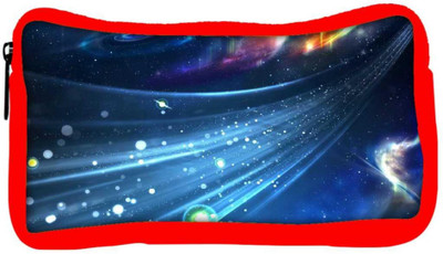

Snoogg Eco Friendly Canvas Stars In Galaxy Designer Student Pen Pencil Case Coin Purse Pouch Cosmetic Makeup Bag (RED) Pouch(Multicolor)