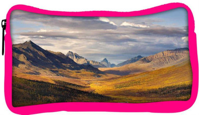 

Snoogg Eco Friendly Canvas Abstract Mountain Nature View Designer Student Pen Pencil Case Coin Purse Pouch Cosmetic Makeup Bag (PINK) Pouch(Multicolor)