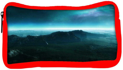 

Snoogg Eco Friendly Canvas Neon Planet Designer Student Pen Pencil Case Coin Purse Pouch Cosmetic Makeup Bag (RED) Pouch(Multicolor)