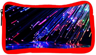 

Snoogg Eco Friendly Canvas Fiber Optics Student Pen Pencil Case Coin Purse Pouch Cosmetic Makeup Bag (RED) Pouch(Multicolor)