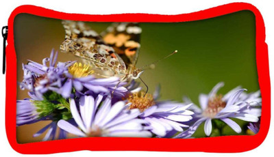 

Snoogg Eco Friendly Canvas Butterfly In Purple Flower Designer Student Pen Pencil Case Coin Purse Pouch Cosmetic Makeup Bag (RED) Pouch(Multicolor)