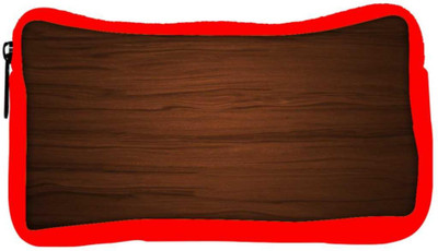 

Snoogg Eco Friendly Canvas Wood Texture Designer Student Pen Pencil Case Coin Purse Pouch Cosmetic Makeup Bag (RED) Pouch(Multicolor)