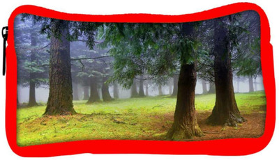 

Snoogg Eco Friendly Canvas Huge Tree Forest Designer Student Pen Pencil Case Coin Purse Pouch Cosmetic Makeup Bag (RED) Pouch(Multicolor)