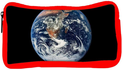 

Snoogg Eco Friendly Canvas Earth Designer Student Pen Pencil Case Coin Purse Pouch Cosmetic Makeup Bag (RED) Pouch(Multicolor)