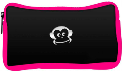 

Snoogg Eco Friendly Canvas Black Monkey Designer Student Pen Pencil Case Coin Purse Pouch Cosmetic Makeup Bag (PINK) Pouch(Multicolor)